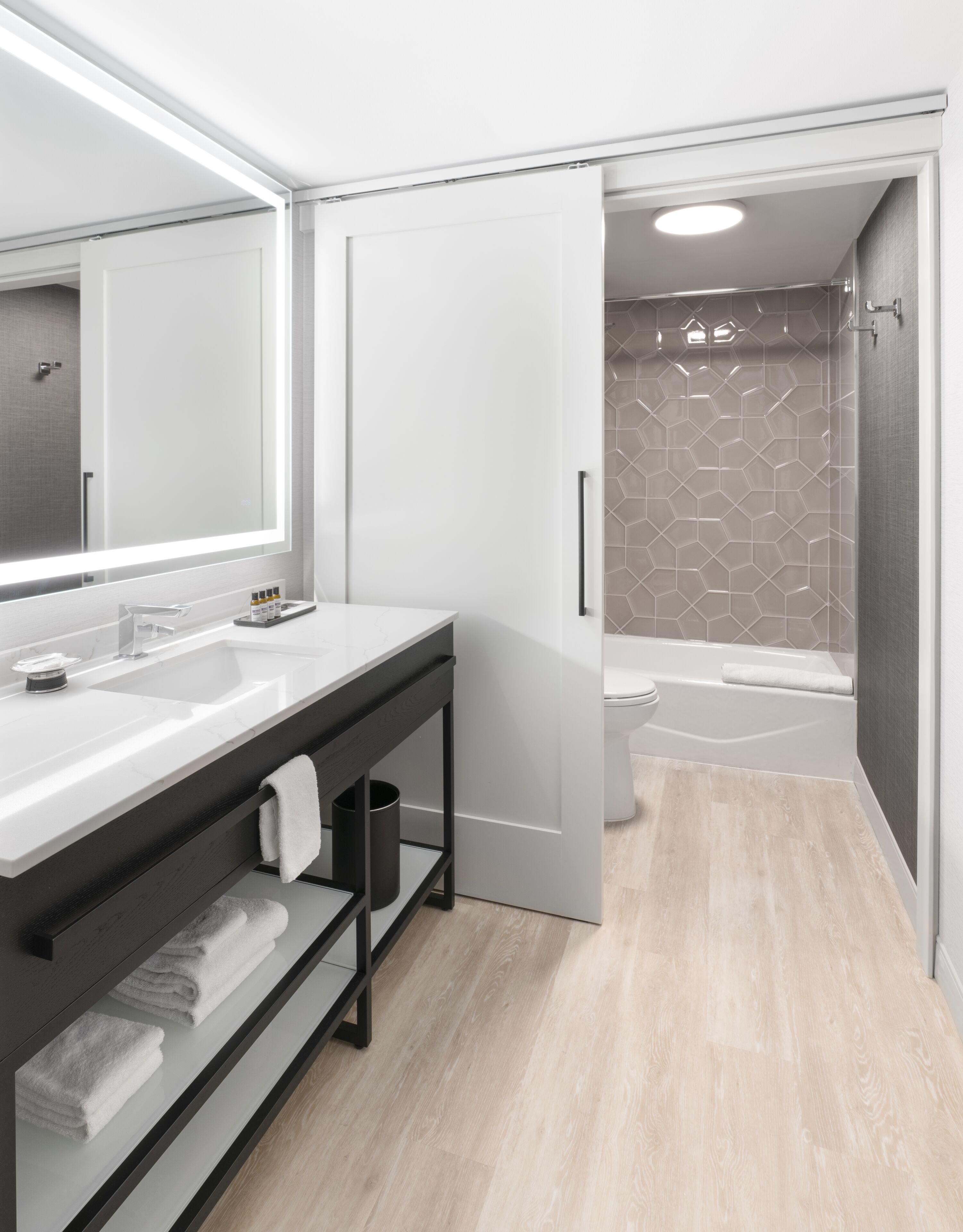 presidential suite | bathroom | free toiletries, hair dryer, towels, soap