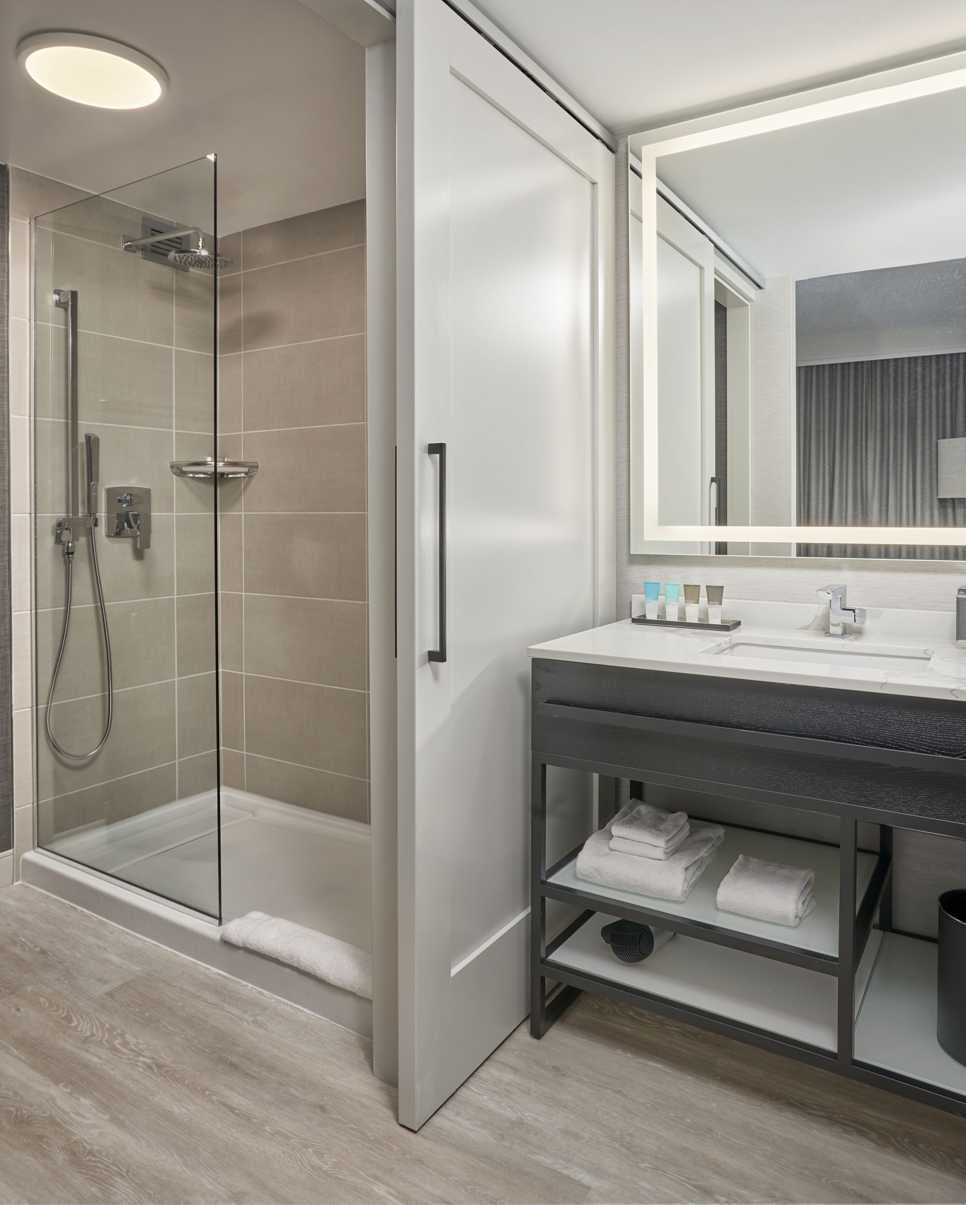 free toiletries, hair dryer, towels, soap