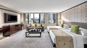 Premium bedding, minibar, in-room safe, desk
