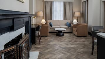 One King Suite Special, Non-smoking | Living area | 40-inch LCD TV with cable channels, TV