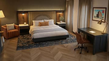 办公桌、免费 WiFi、床单