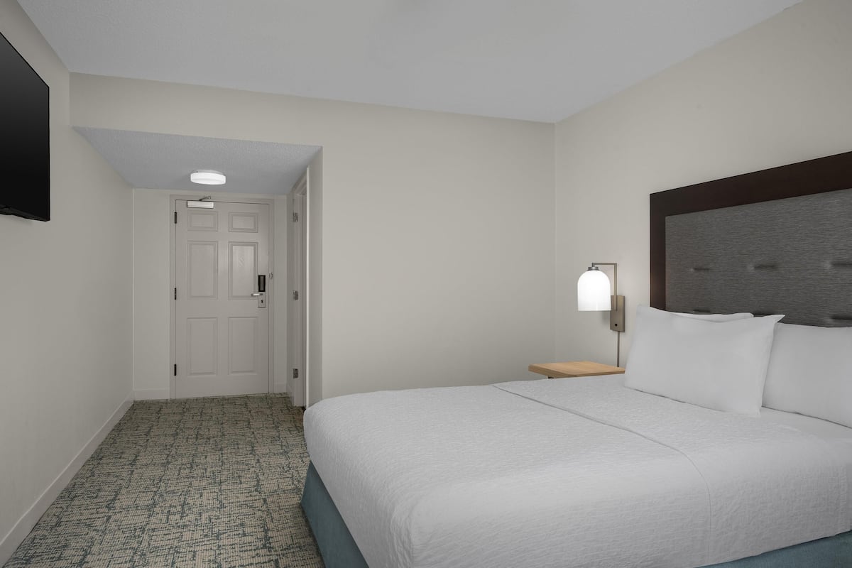 1 King Bed, Accessible (Roll-in Shower) | In-room safe, desk, free cribs/infant beds, free internet