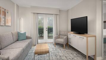 42-inch LCD TV with premium TV channels, TV, pay films