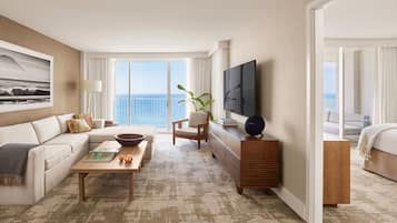 Hypo-allergenic bedding, pillowtop beds, in-room safe, laptop workspace