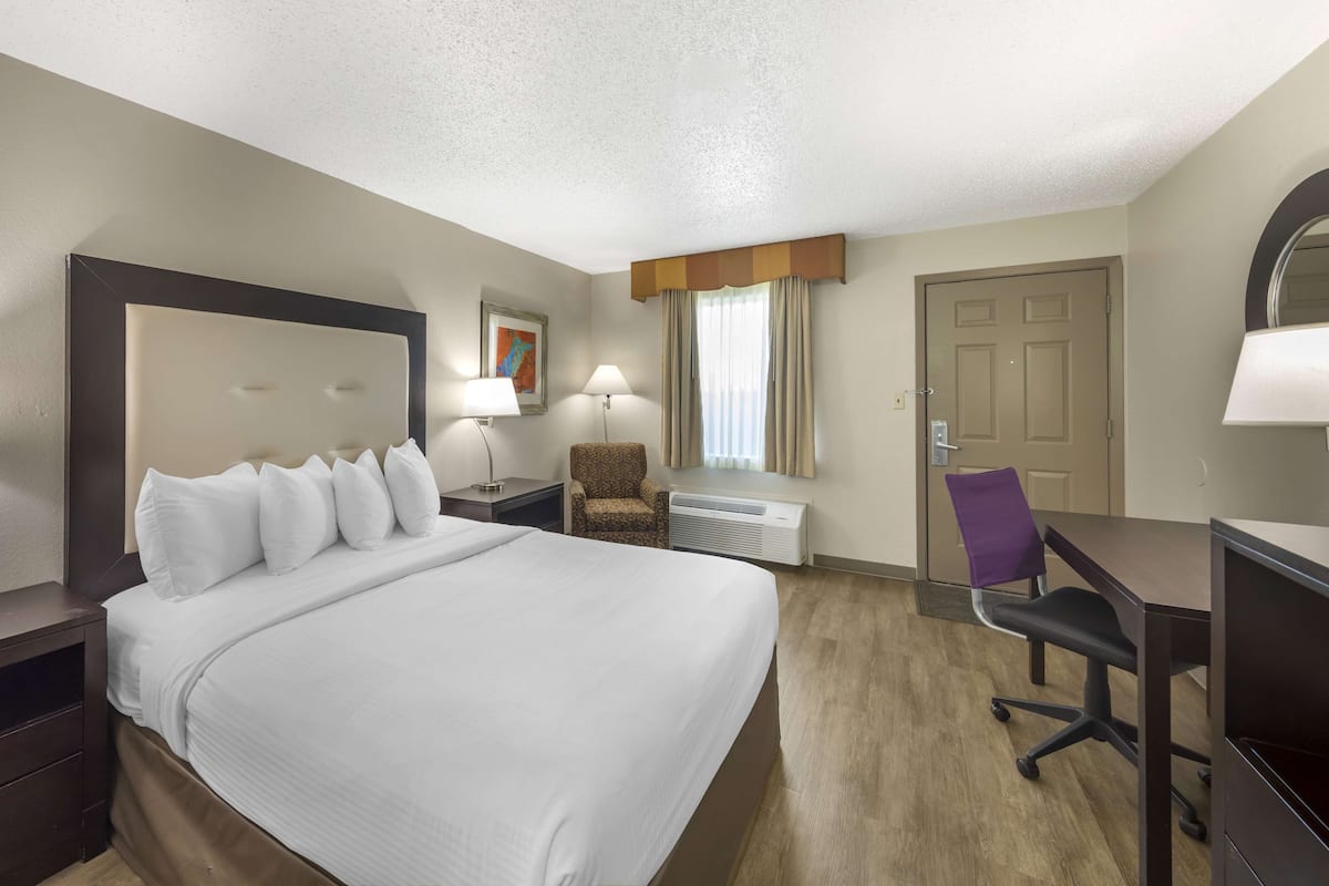 Pillow-top beds, in-room safe, desk, laptop workspace