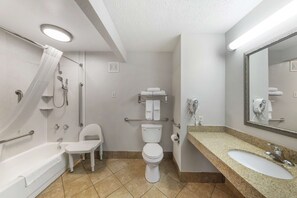 Free toiletries, hair dryer, towels, soap