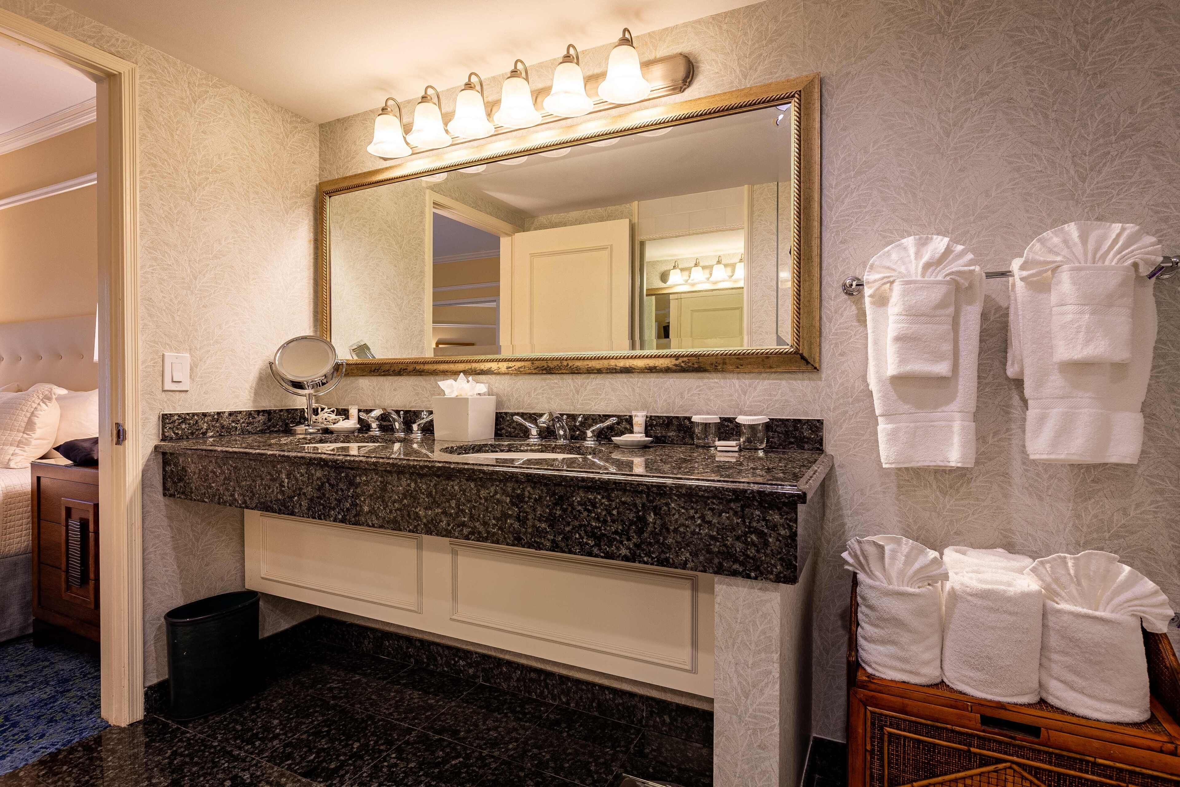 executive suite, 1 bedroom, non smoking | bathroom | free toiletries, hair dryer, bathrobes, slippers