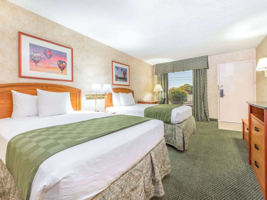 Room, 2 Double Beds, Non Smoking | Premium bedding, desk, laptop workspace, blackout drapes