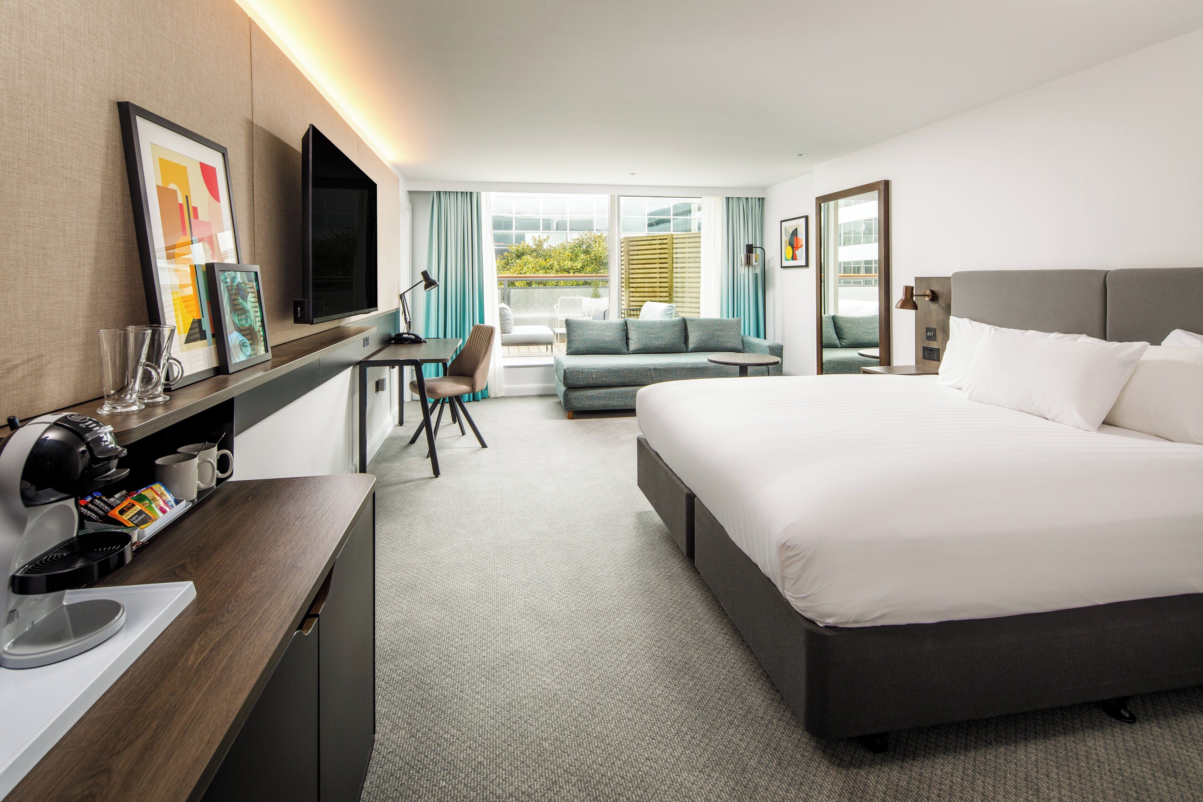 premium room, 1 king bed, balcony (super king) | 1 bedroom, desk, iron/ironing board, free cots/infant beds