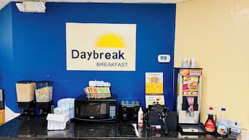 Free daily on-the-go breakfast