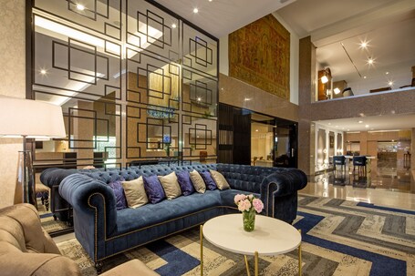 Sala de estar en el lobby