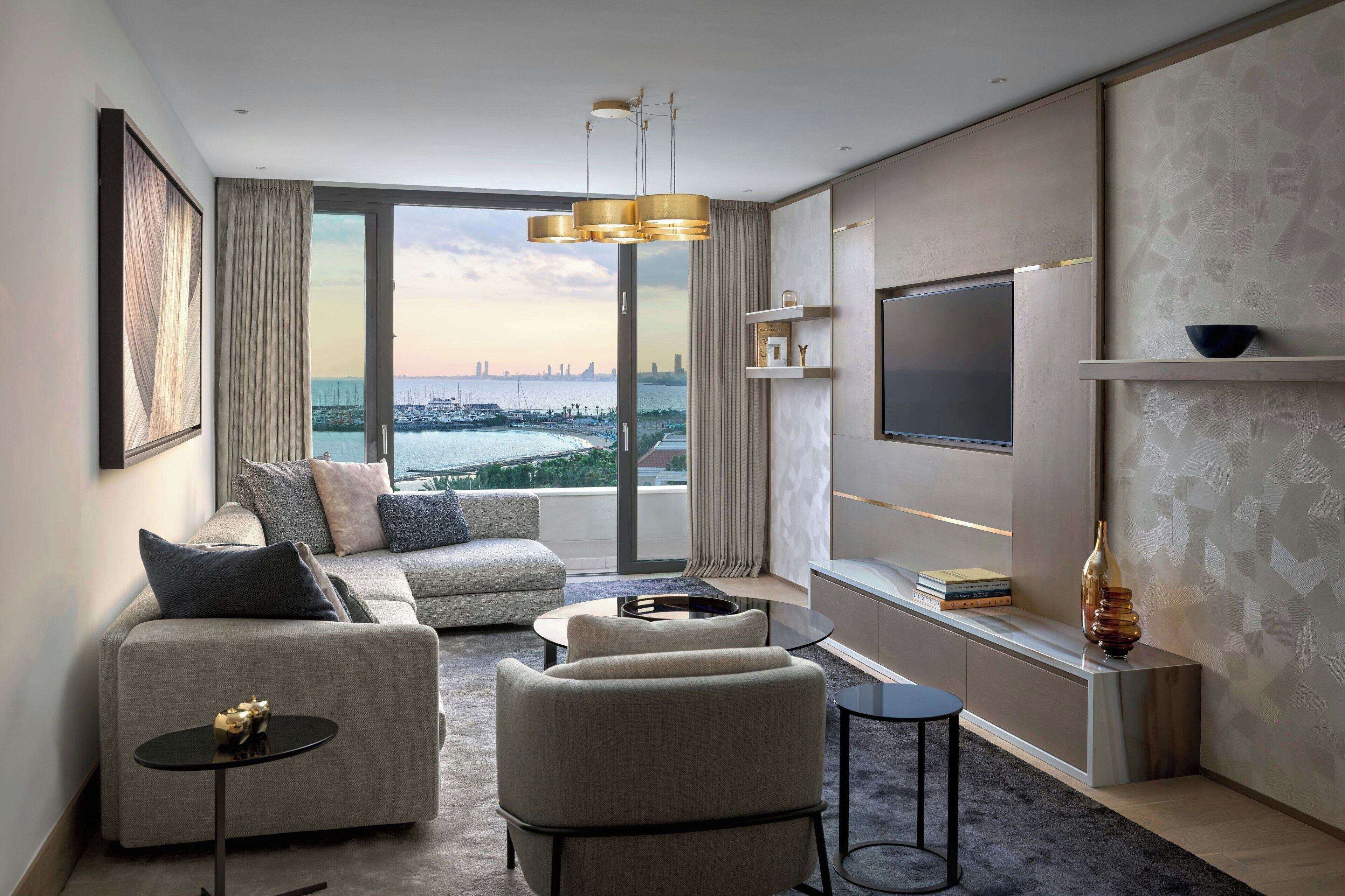 presidential suite, 1 bedroom | living room | led tv, pay films