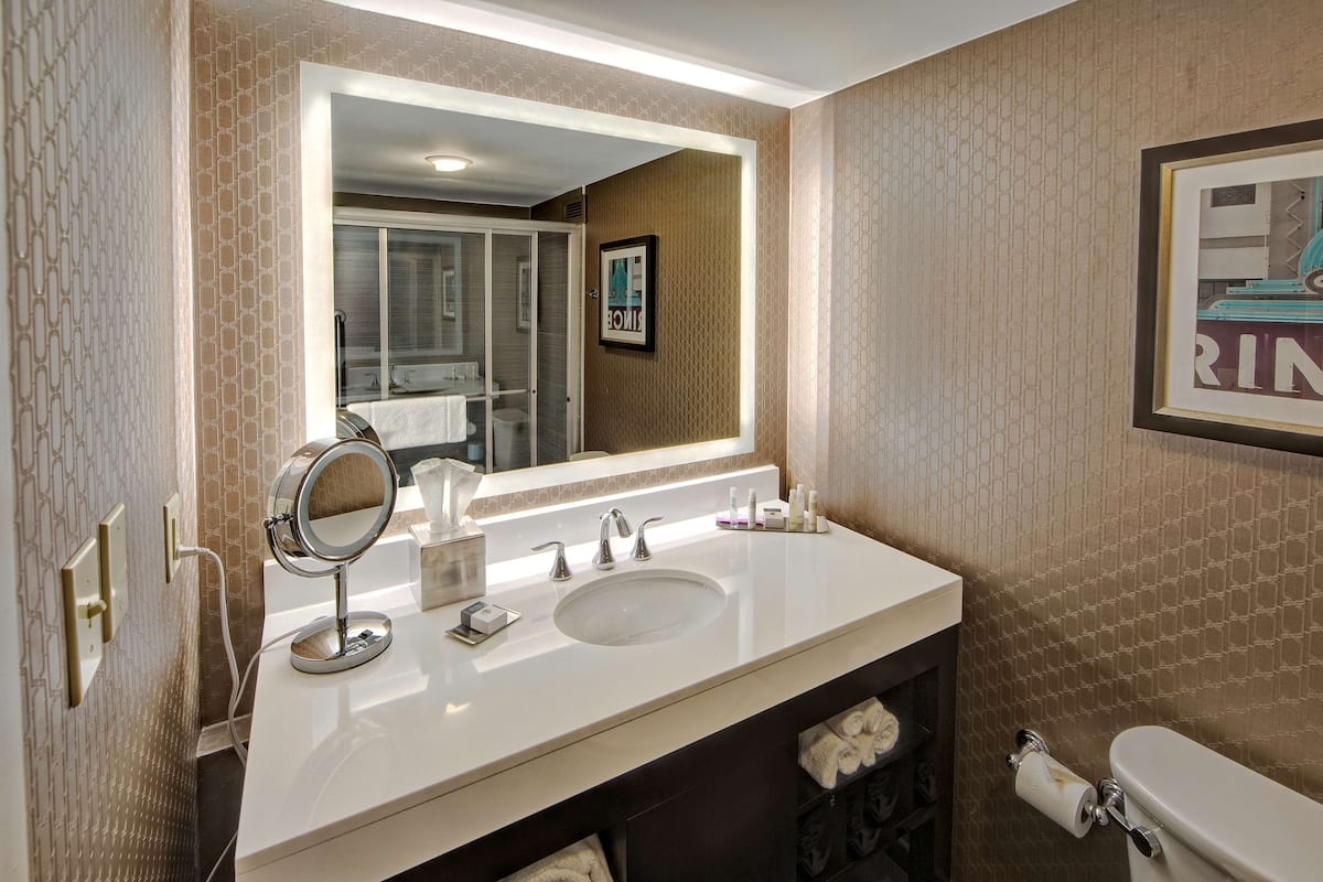 free toiletries, hair dryer, towels, soap