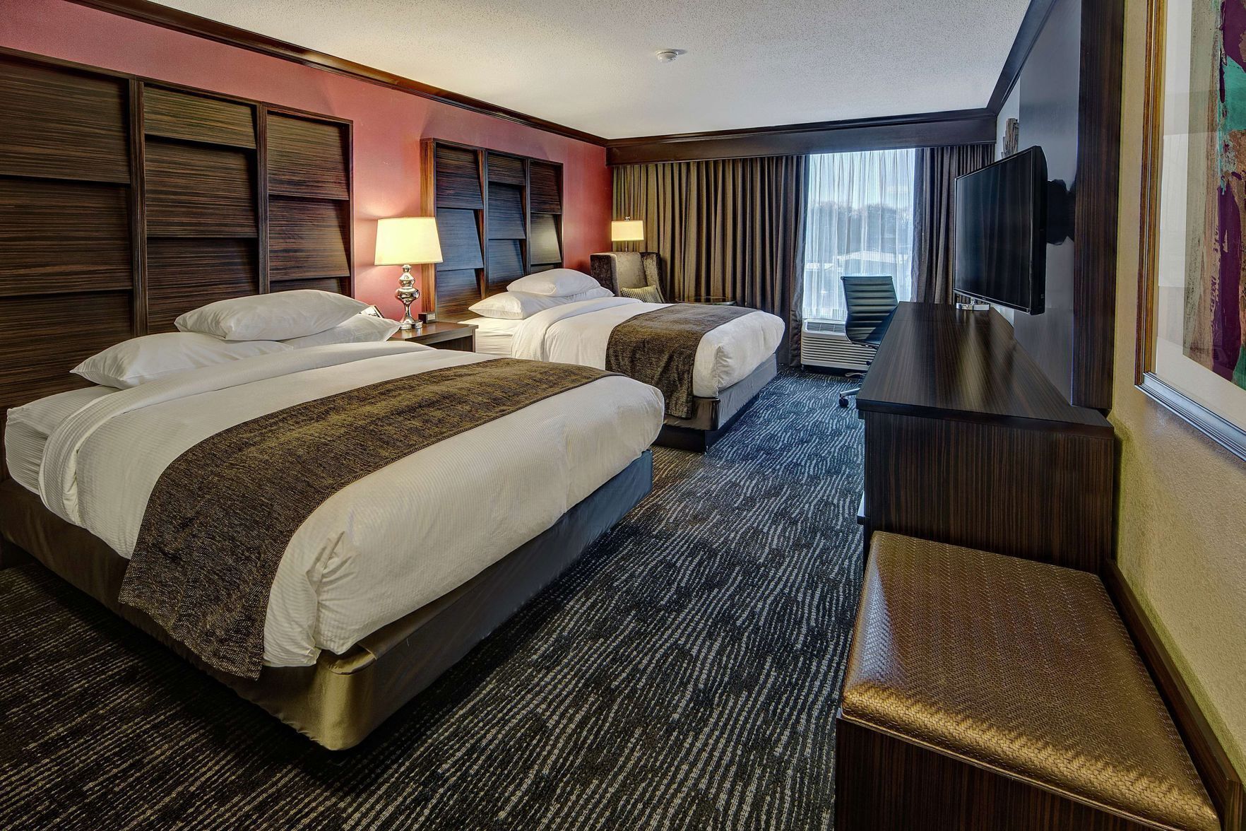 Pillowtop beds, in-room safe, soundproofing, iron/ironing board