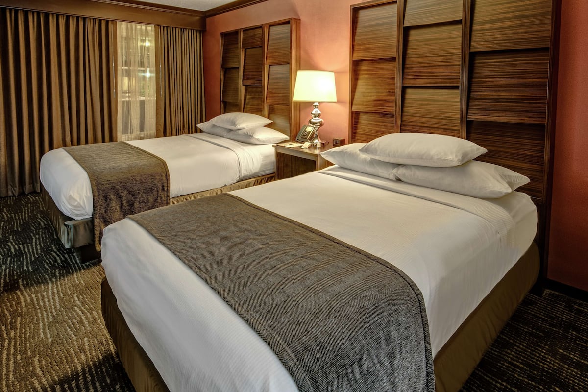 pillow-top beds, in-room safe, desk, laptop workspace