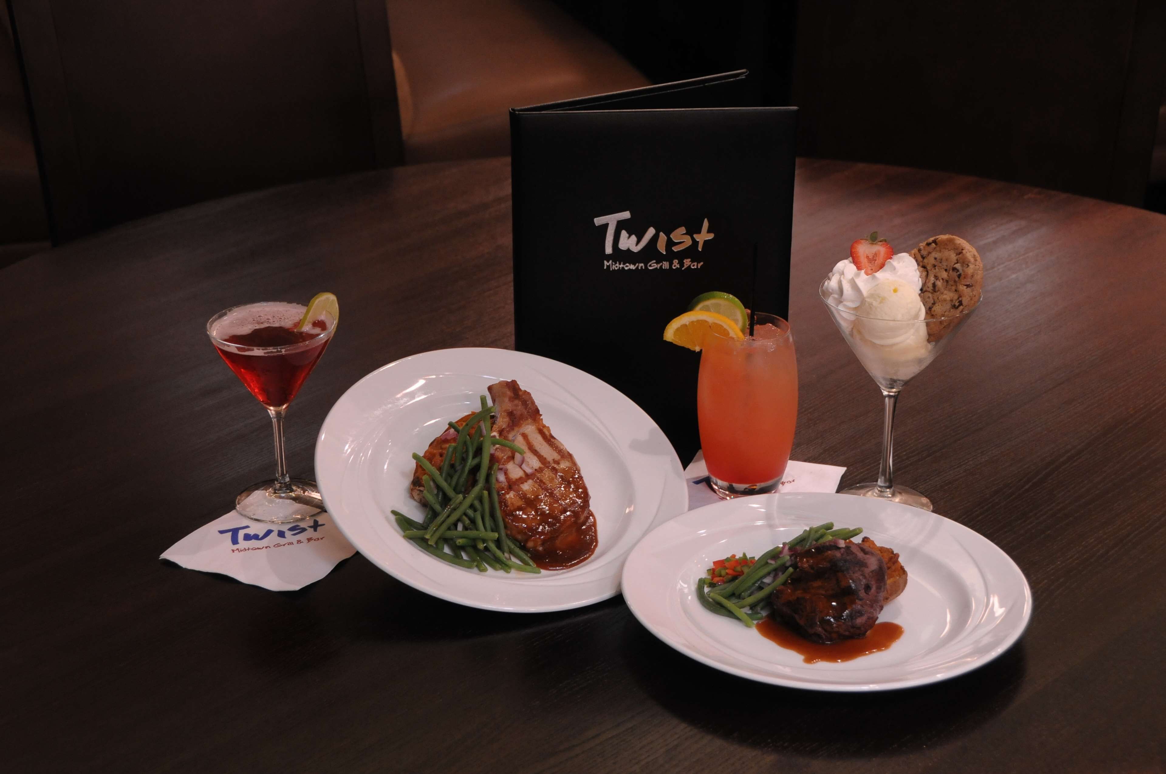 breakfast and dinner served, southern cuisine