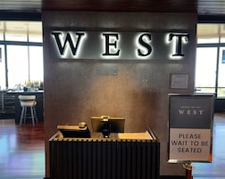 Breakfast, dinner, brunch served; sea views 