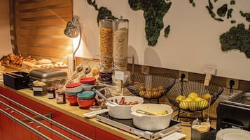 Daily buffet breakfast (EUR 12.90 per person)