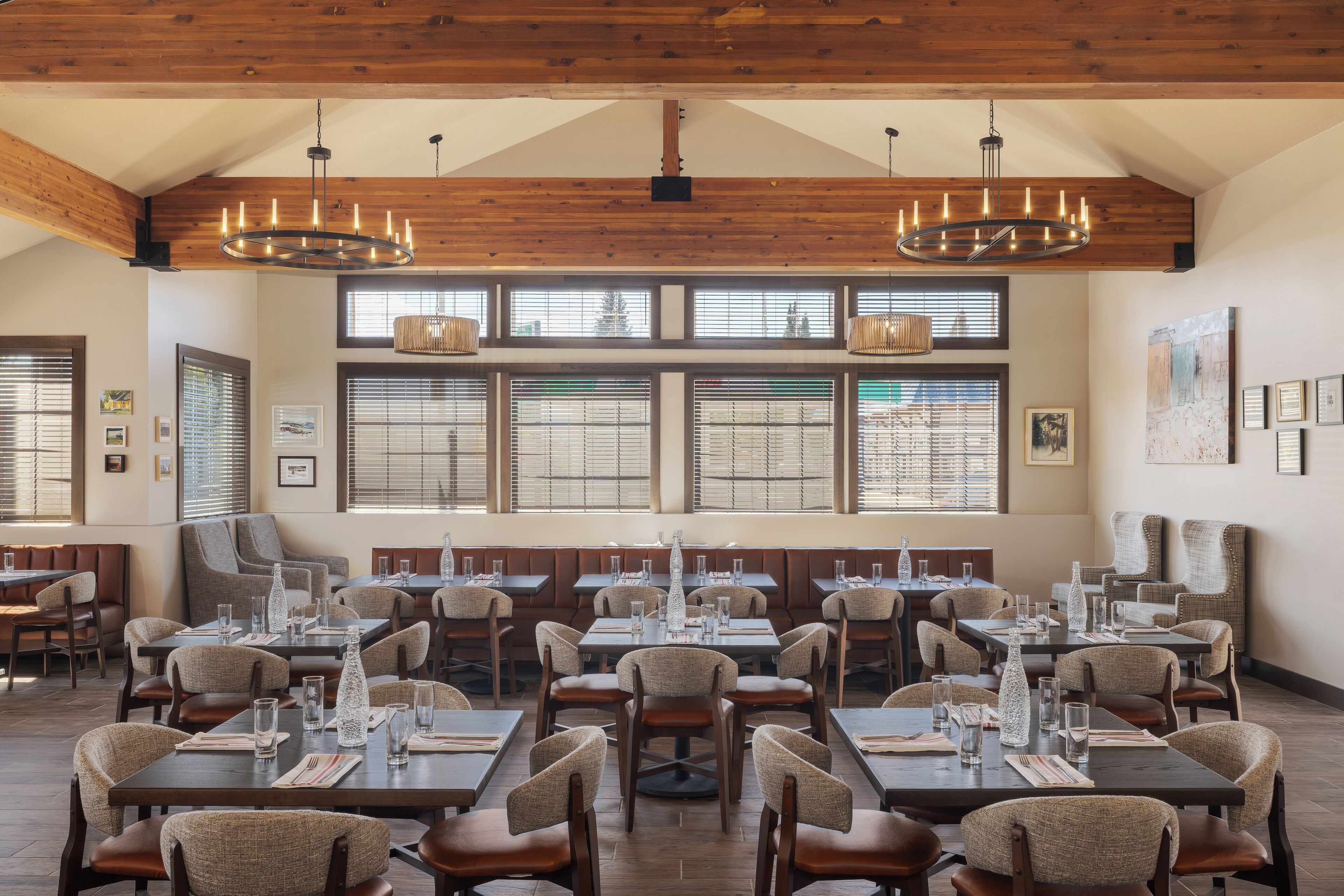 Breakfast and dinner served, American cuisine