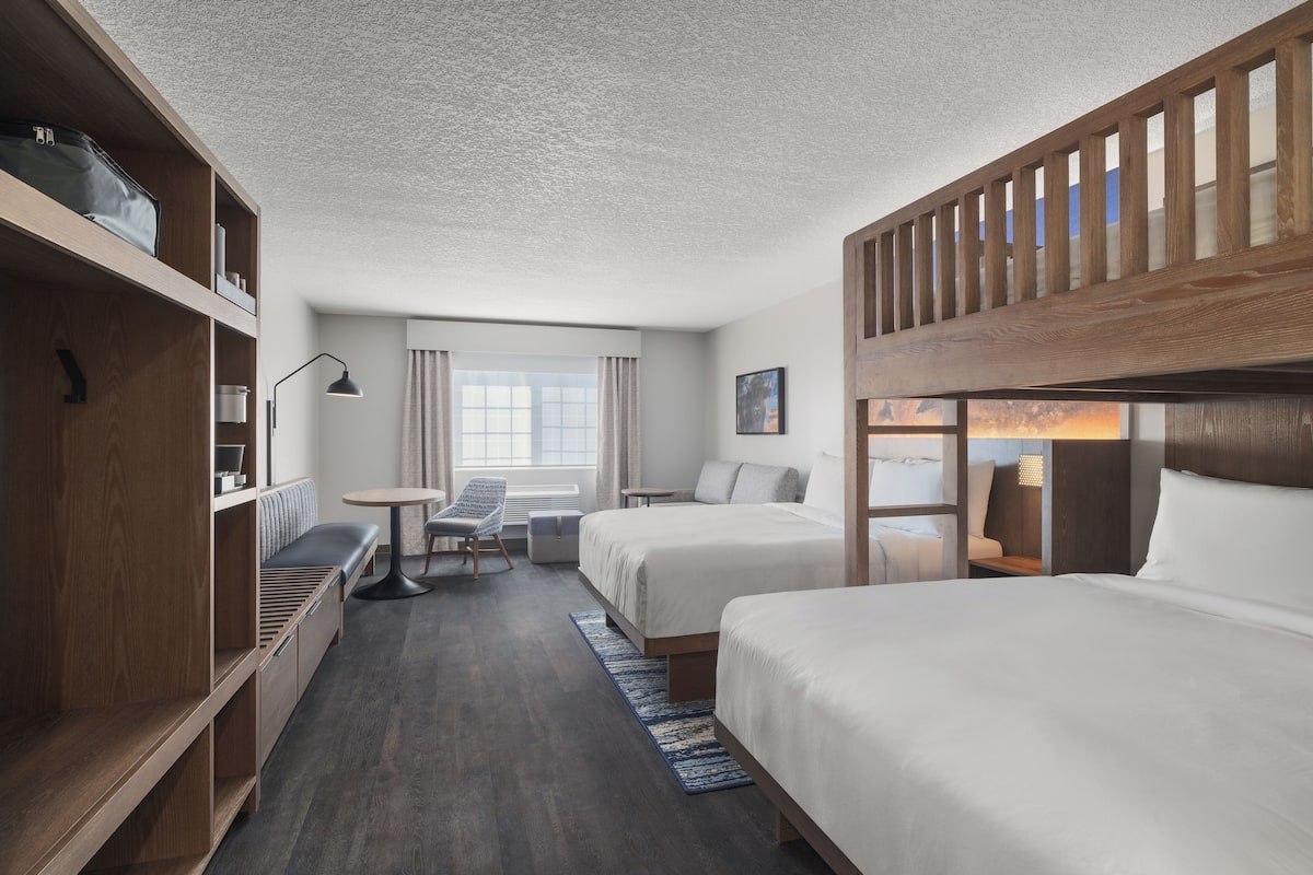 Room, Multiple Beds, Accessible (Hearing) | Premium bedding, pillow-top beds, laptop workspace, iron/ironing board