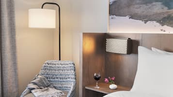 Literie de qualité, lit avec matelas à plateau-coussin