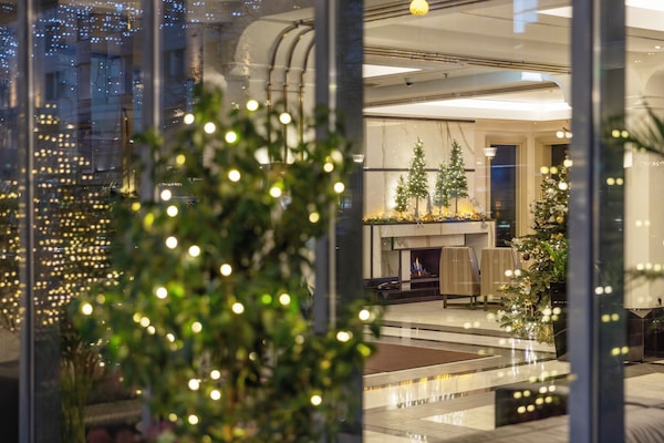 Área de estar no saguão