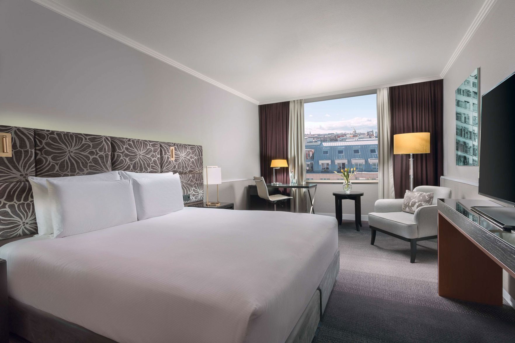 Ropa de cama hipoalergénica y minibar 