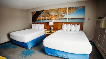 Standard Room, 2 Queen Beds | In-room safe, desk, laptop workspace, blackout curtains