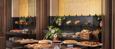 Daily buffet breakfast for a fee