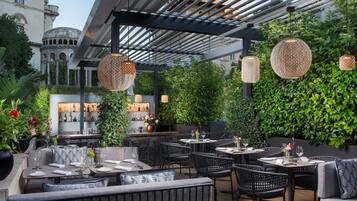 Lunch and dinner served, local cuisine