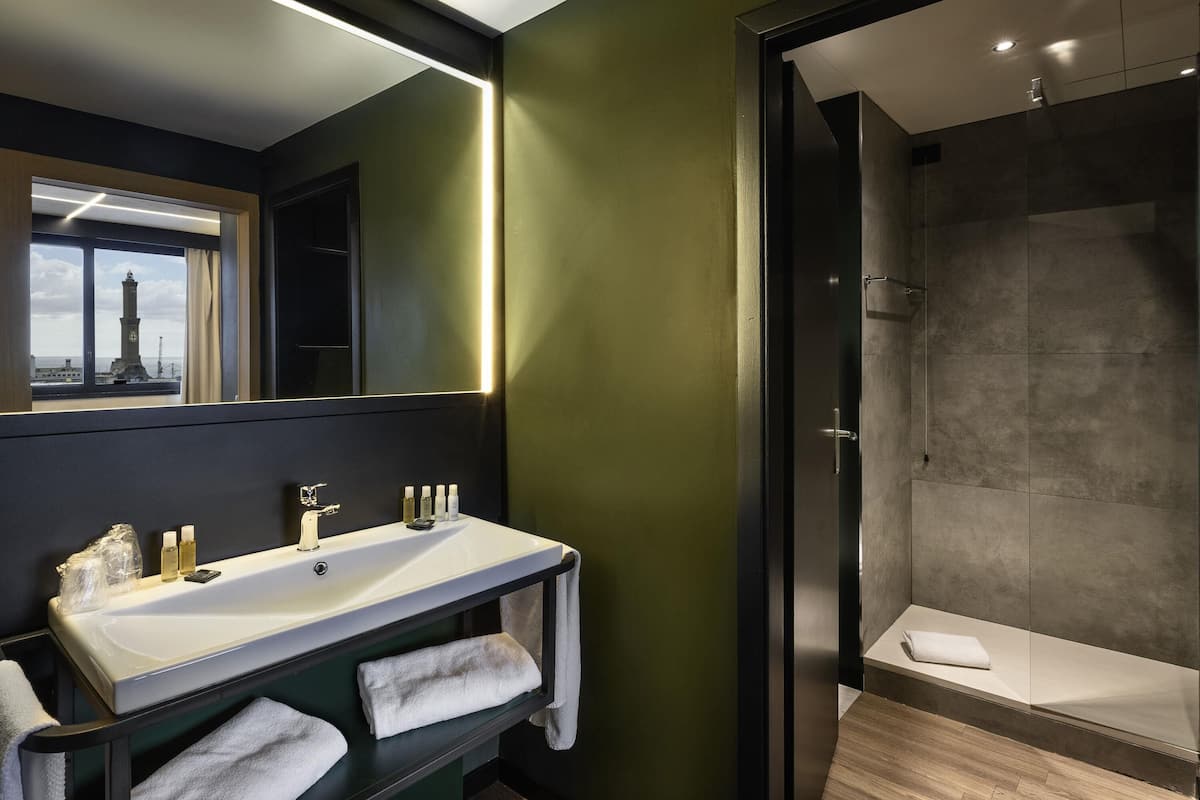 Deluxe-Apartment, 1 Doppelbett und Schlafsofa | Allergikerbettwaren, Minibar, Zimmersafe, VerdunkelungsvorhÀnge