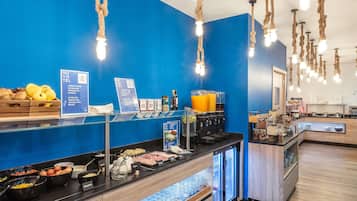 Daily buffet breakfast (EUR 14 per person)