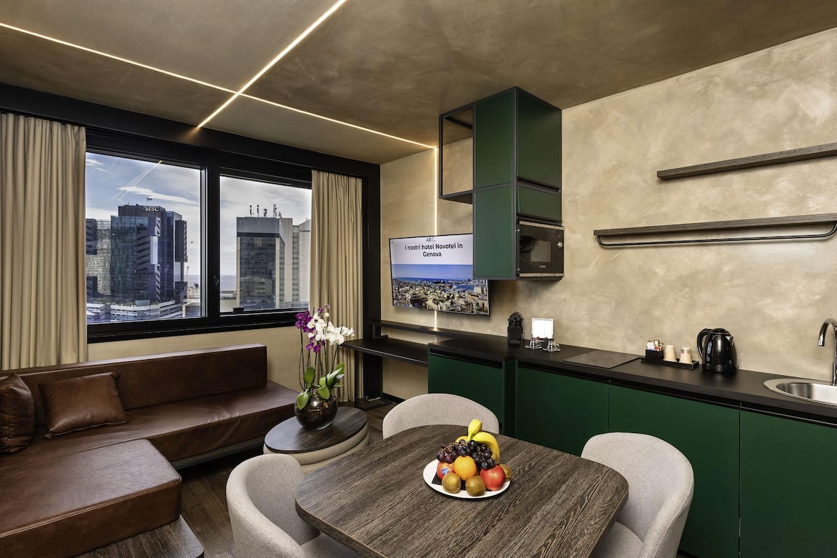 Deluxe-Apartment, 1 Doppelbett und Schlafsofa