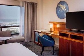 Pillowtop beds, in-room safe, desk, laptop workspace