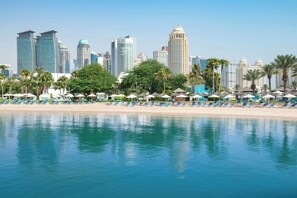 Private beach, free beach cabanas, sun-loungers, beach umbrellas