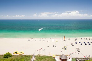 Vue sur la plage/l’océan