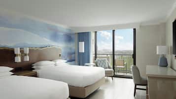 Premium bedding, down comforters, minibar, in-room safe