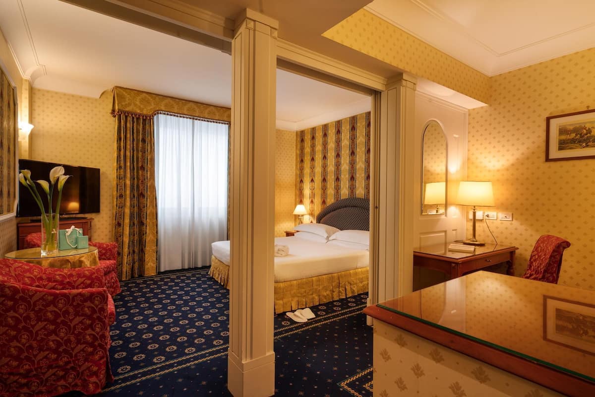Ropa de cama de alta calidad y minibar