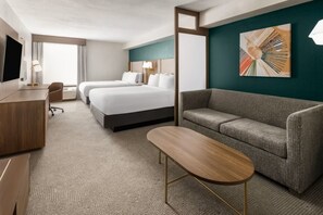 Suite, 2 Queen Beds | Premium bedding, pillow-top beds, desk, laptop workspace - Holiday Inn & Suites Columbia NE - Ft Jackson Area by IHG (Columbia)