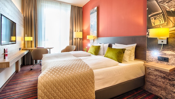 Comfort Room | In-room safe, desk, soundproofing, free cribs/infant beds