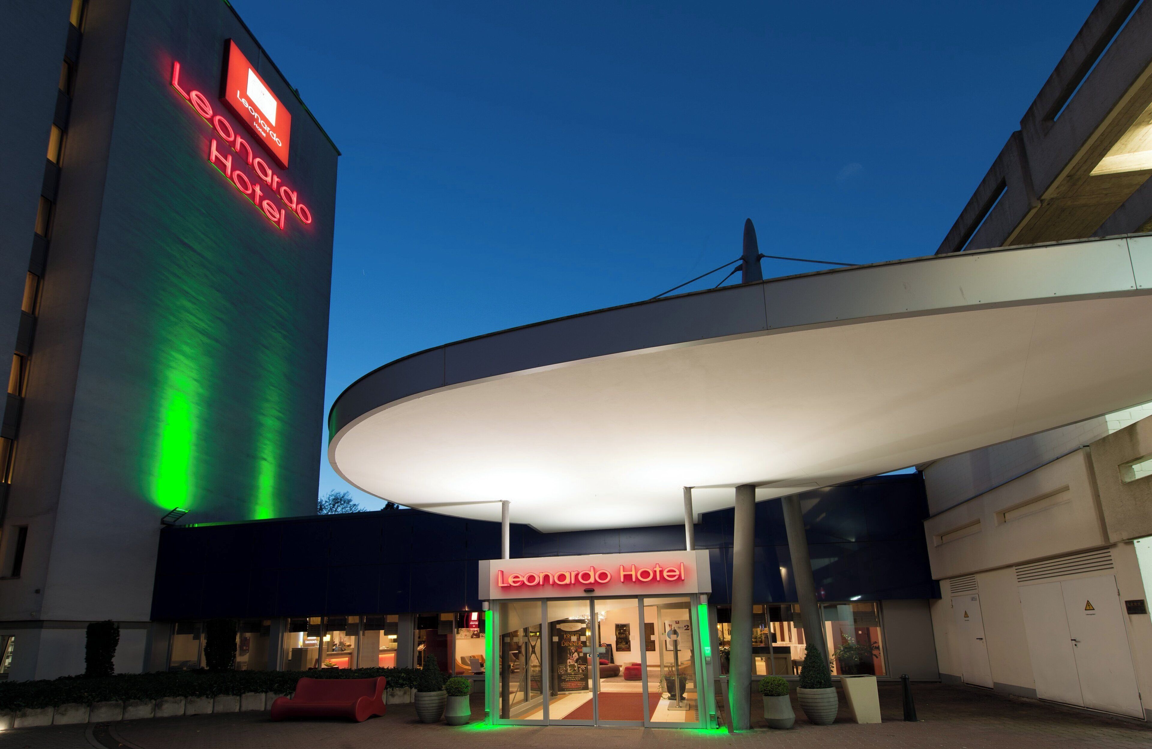 front of property – evening/night