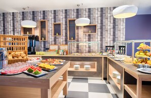 Daily buffet breakfast (EUR 17 per person)