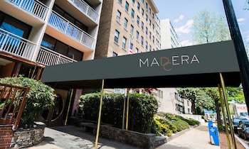 Hotel exterior and entrance at Hotel Madera