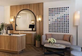 Reception area at Hotel Madera