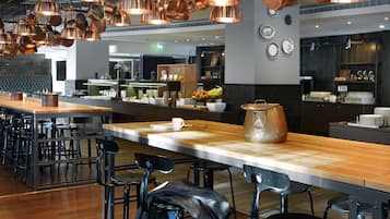 Daily buffet breakfast (EUR 21 per person)