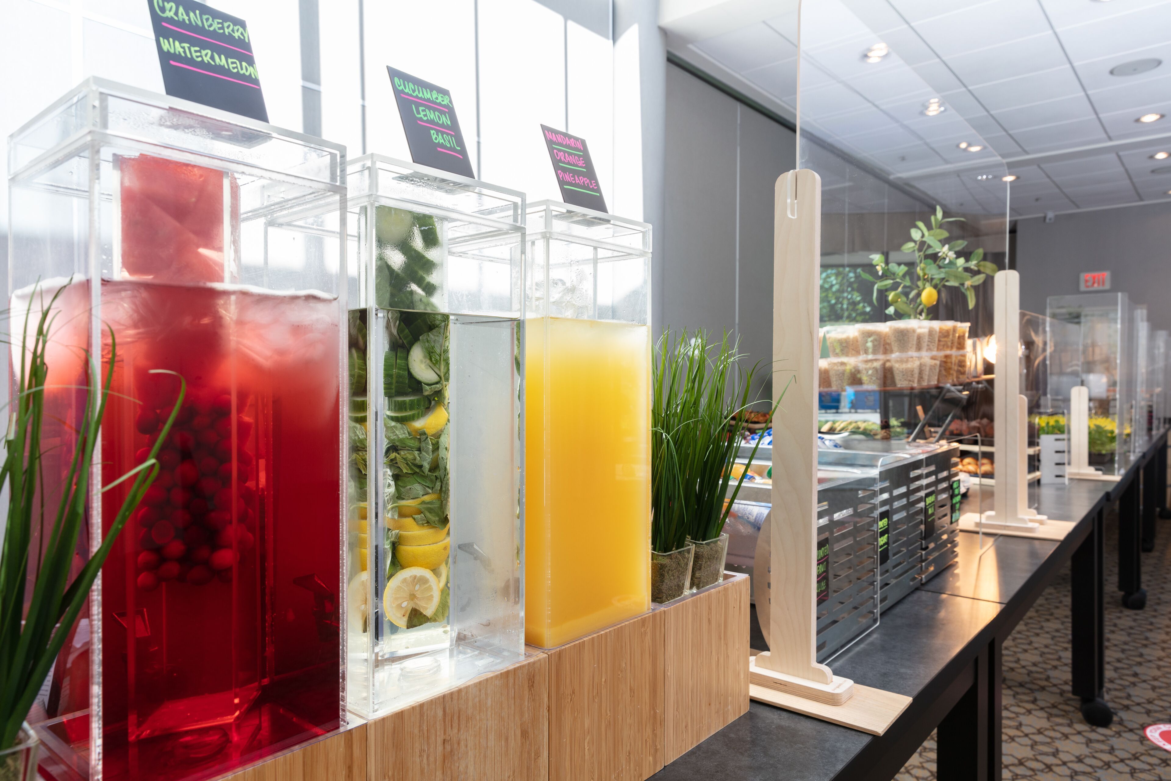 daily to-go breakfast for a fee