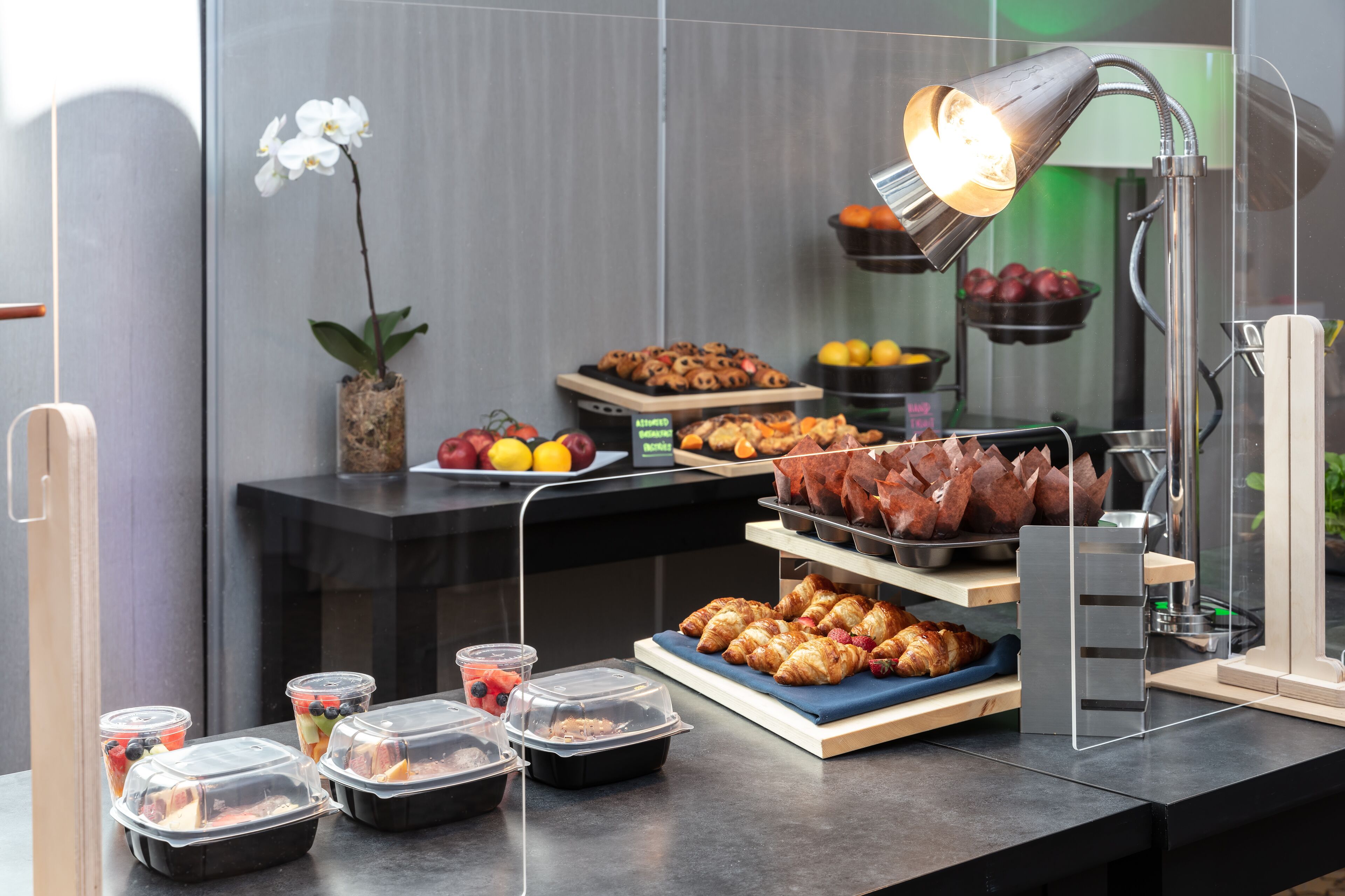 Daily to-go breakfast for a fee