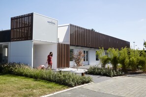 Façana frontal de l'allotjament