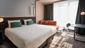 Camera Executive, 1 letto queen | Biancheria da letto di alta qualità, materassi in memory foam