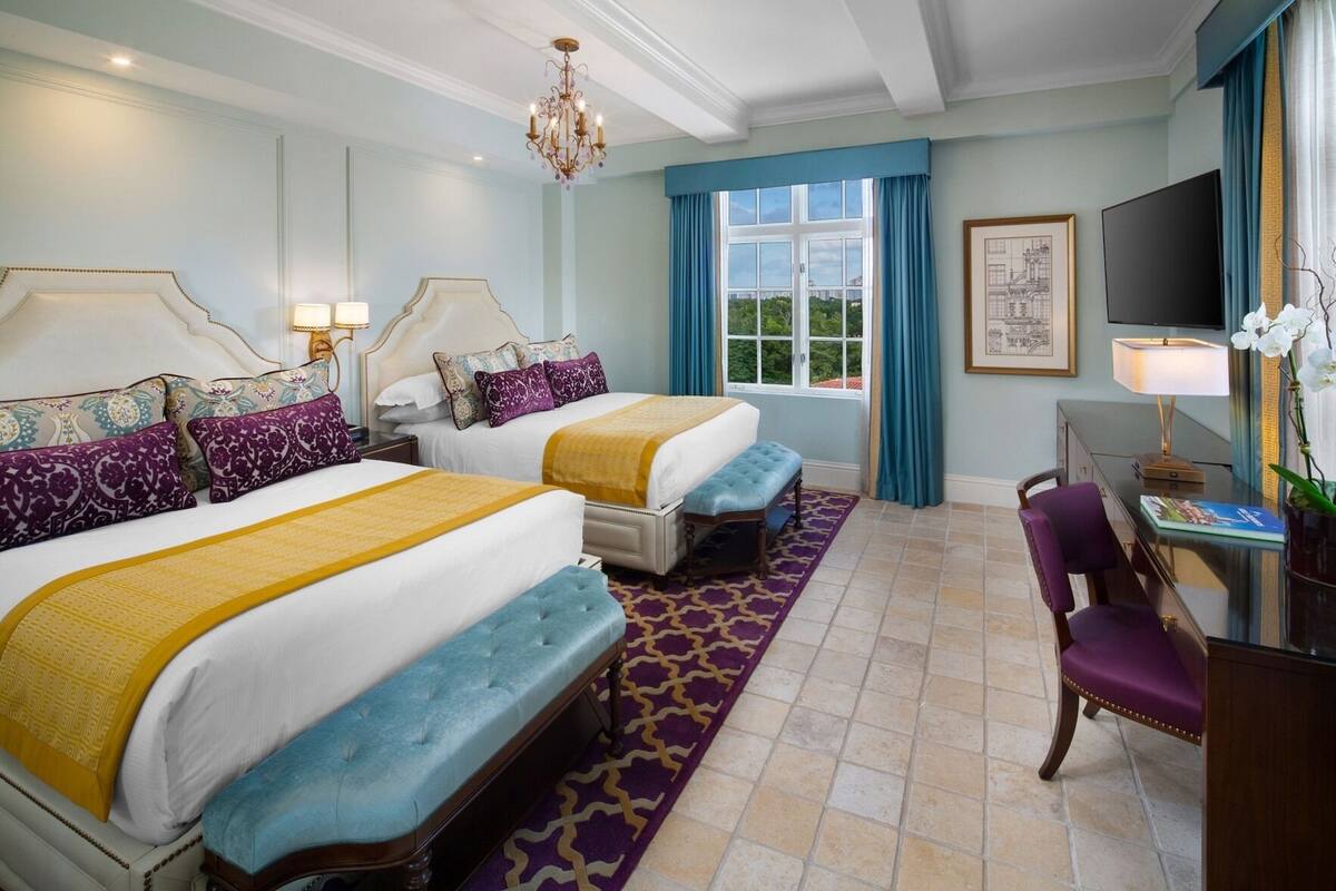 Premium bedding, minibar, in-room safe, desk